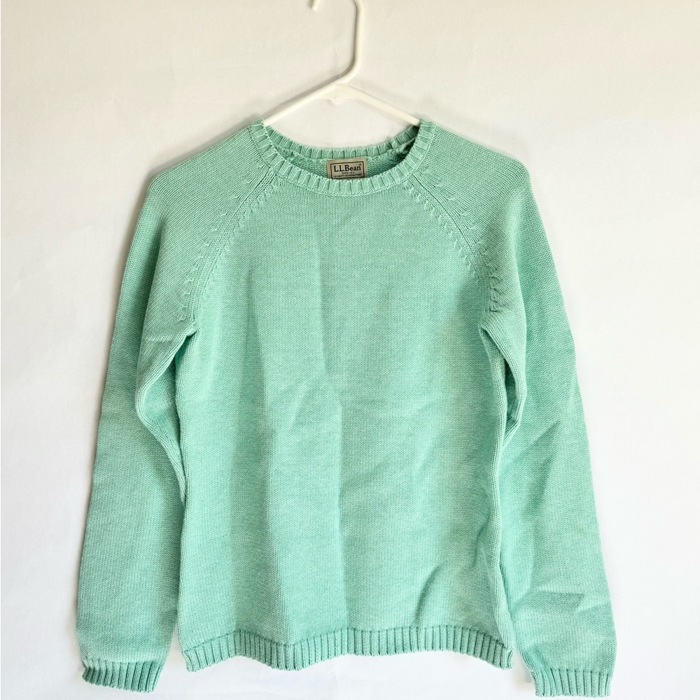 L.L. Bean Women's Mint Green Sweater